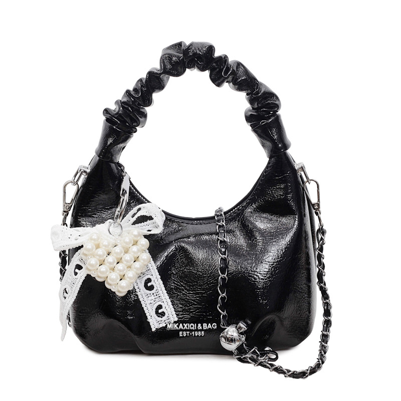 Torba u korejskom stilu s dizajnom oblaka za žene, 2026 novi model, kompaktna crossbody torba s lancem
