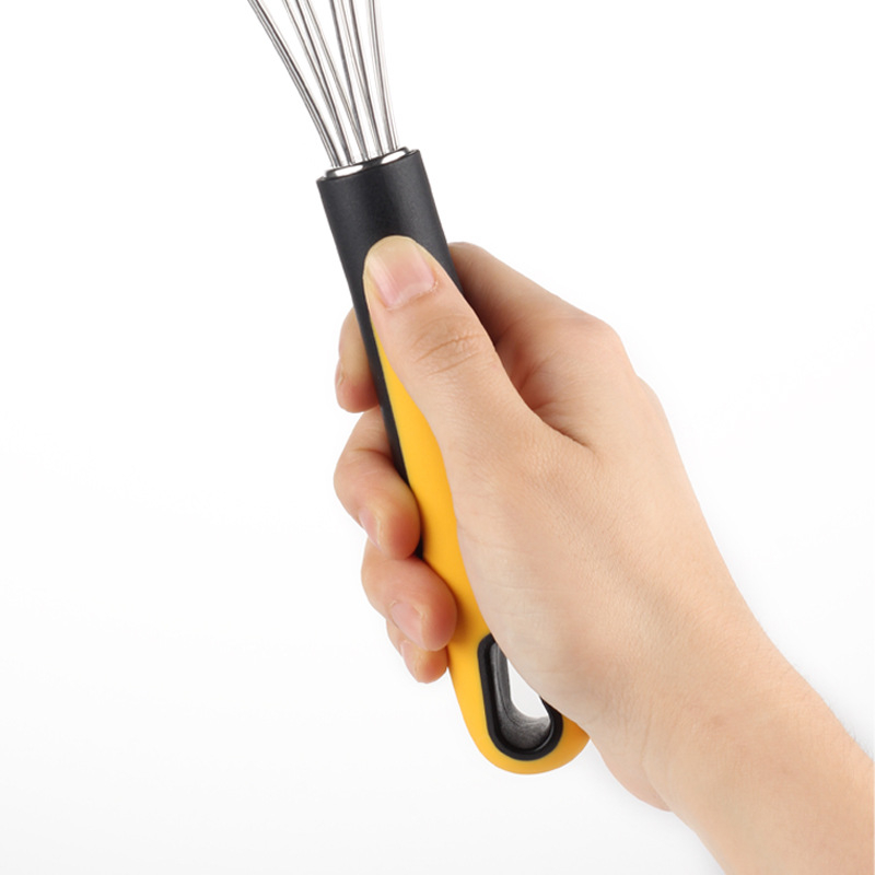 Bețișor din silicon pentru ouă cu tel din oțel inoxidabil – spumator de lapte, tel pentru prăjituri, ustensile de copt