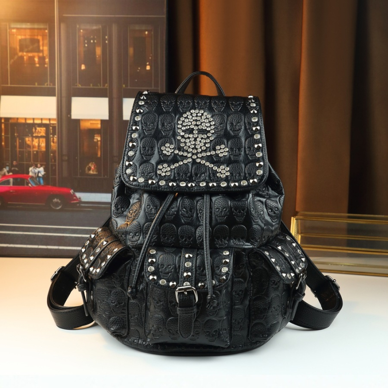 2025 Halloween ruksak s dijamantnim nitima, unisex, velika zapremina, gradski stil