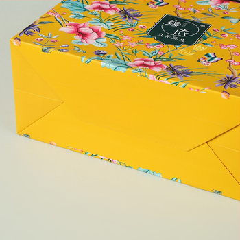 Geantă de cumpărături colorată pentru magazin de îmbrăcăminte — geantă cadou personalizată cu elemente metalice