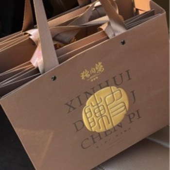 Genți de cadouri din hârtie, genți de mână personalizate pentru magazine de îmbrăcăminte, lux discret