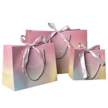 Saci albi de carton pentru magazine de cosmetice și îmbrăcăminte, sacoșe din hârtie kraft cu logo, personalizabile pentru utilizare transfrontală