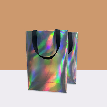 Genți de cadouri din hârtie cu imprimare laser și logo, pungi personalizate din hârtie specială pentru îmbrăcăminte