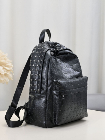 Retro ruksak s nitima, britanski stil PU koža, za školu i fakultet, unisex