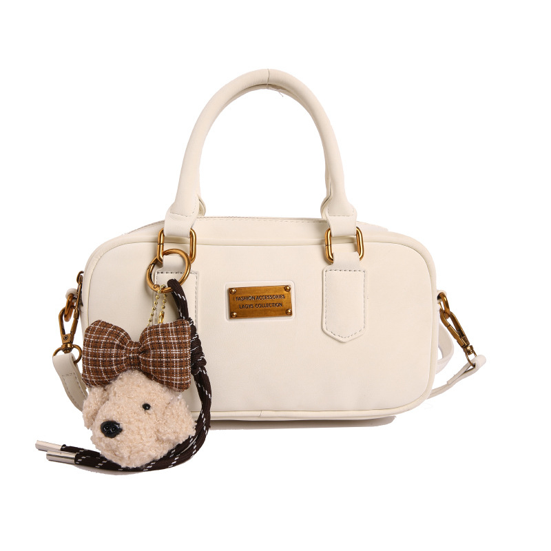 Mini torbica u obliku jastuka u Boston stilu, ženska crossbody torbica, PU koža