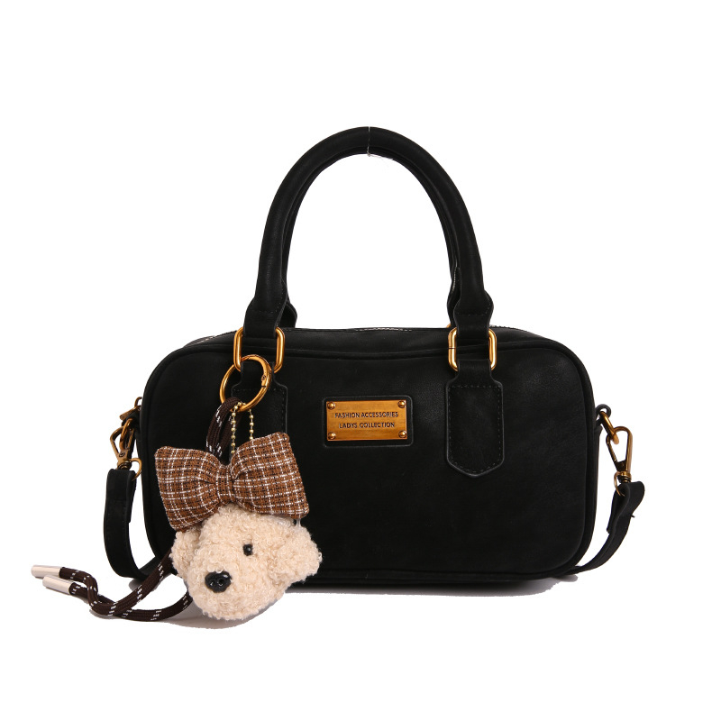 Mini torbica u obliku jastuka u Boston stilu, ženska crossbody torbica, PU koža
