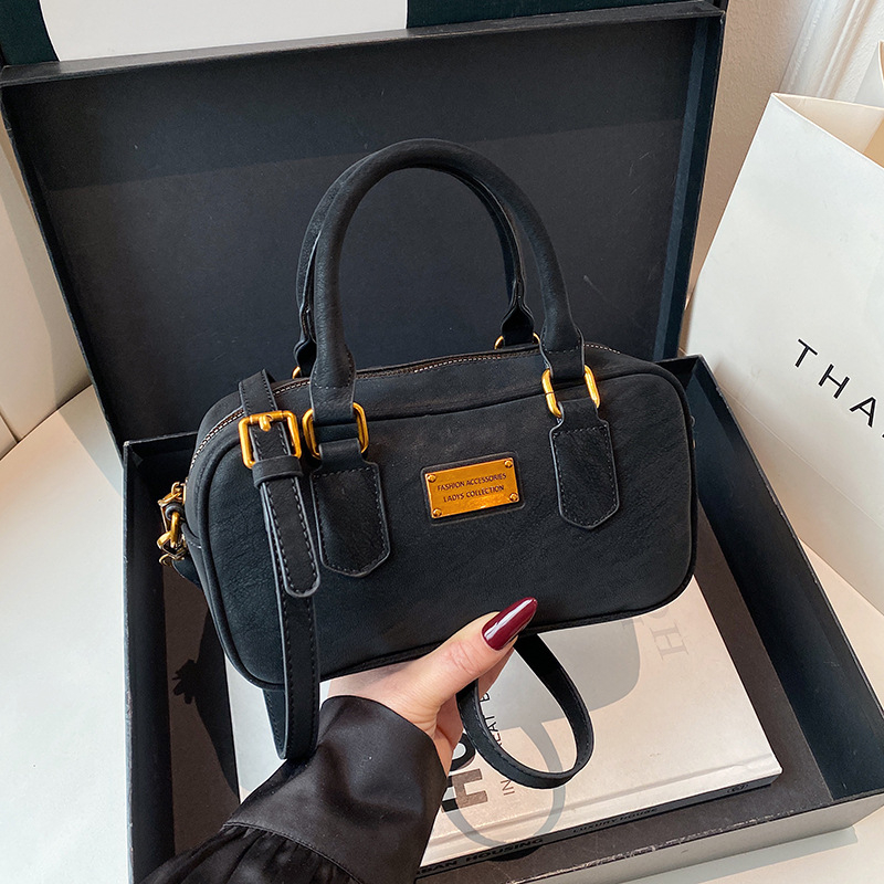 Mini torbica u obliku jastuka u Boston stilu, ženska crossbody torbica, PU koža