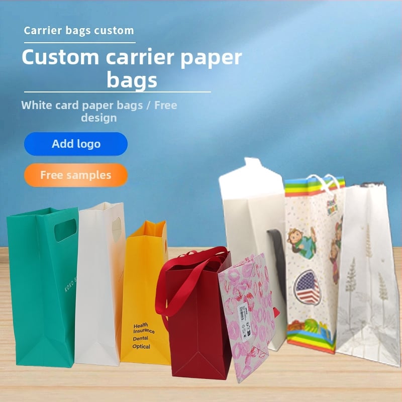 Geantă minimalistă pentru bijuterii din hârtie specială, pungă de cadou cu siglă personalizată