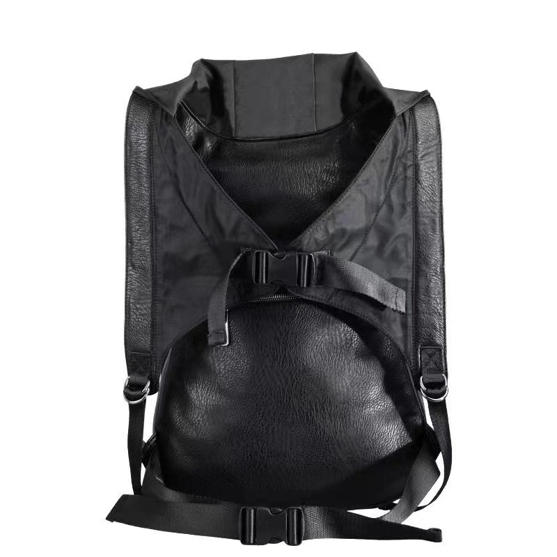Heron 2026 PU ruksak s lubanjom i metalnim zakovicama, gradski punk stil, 20-35 L, prostor za 9-inčni prijenosnik