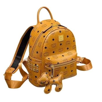 mc mini ruksak s bočnim sponama, klasičan kompaktan dizajn, PVC materijal, 20–35 L, unisex, bez podloge, za svakodnevno nošenje, školu i putovanja