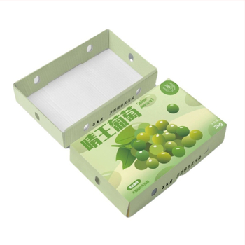 Cutie cadou Sunshine Rose pentru struguri, ambalaj din carton ondulat personalizat