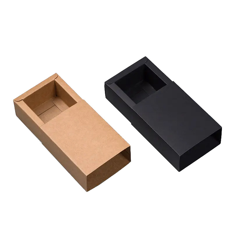 Cutie de cosmetice în culoare — cutie albă din carton, cutie tip avion, cutie cadou, ambalaj din carton ondulat cu mâner