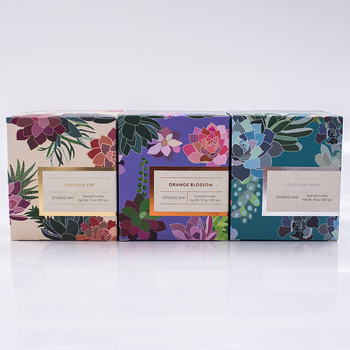 Cutie personalizabilă din carton alb, cu sertar, cutie de cosmetice pliabilă, cutie cadou