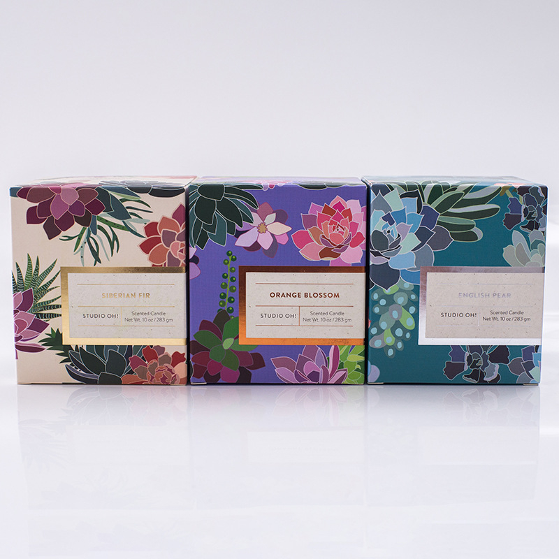 Cutie personalizabilă din carton alb, cu sertar, cutie de cosmetice pliabilă, cutie cadou