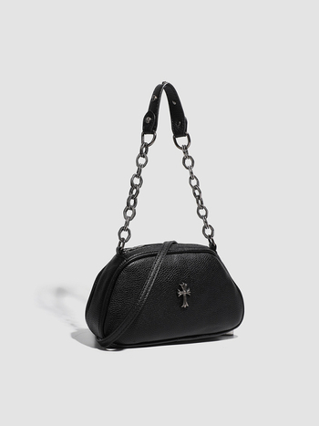 Moderna retro crossbody torbica s lancem, mala PU koža