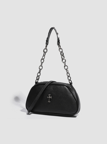 Moderna retro crossbody torbica s lancem, mala PU koža