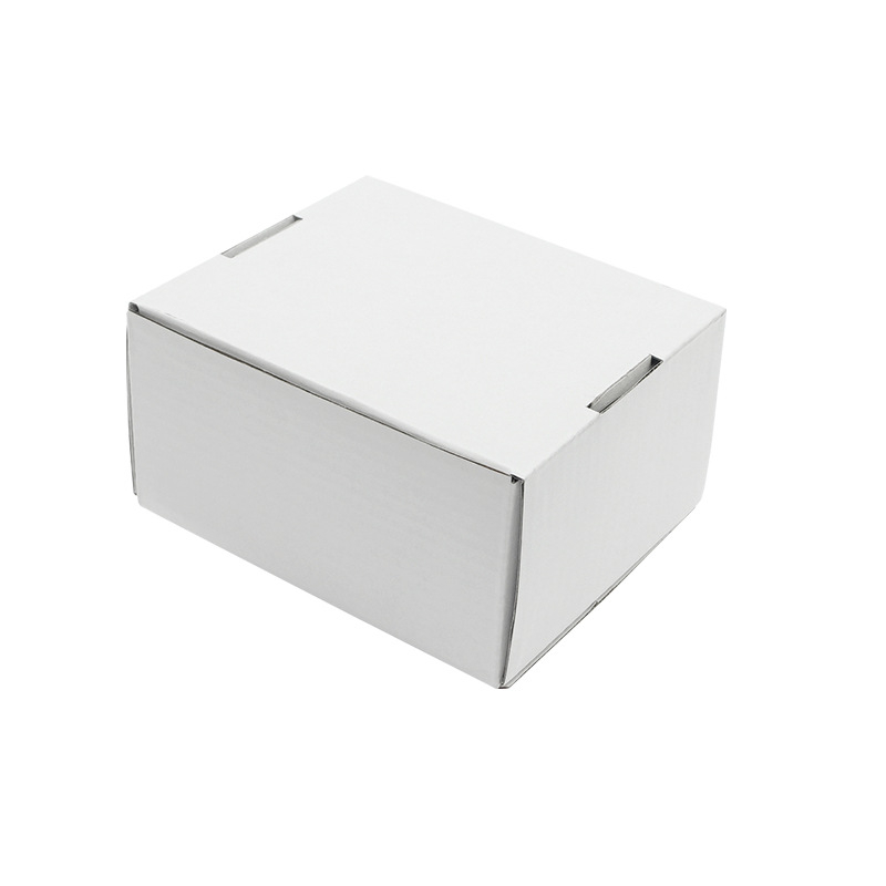Cutie cadou albă din carton pliabil cu logo personalizat, ambalaj color pentru electronice și produse cosmetice