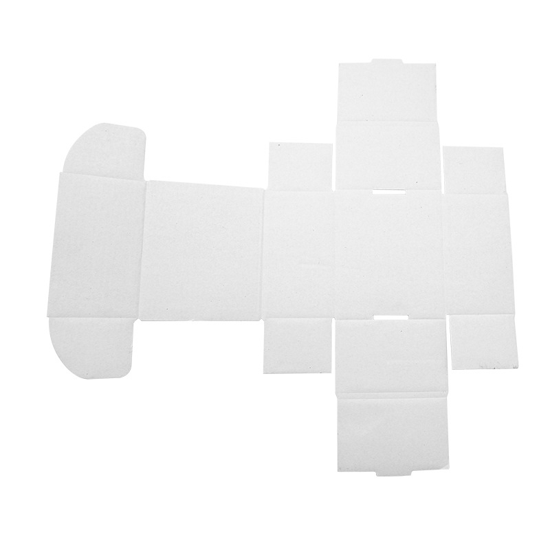 Cutie cadou albă din carton pliabil cu logo personalizat, ambalaj color pentru electronice și produse cosmetice