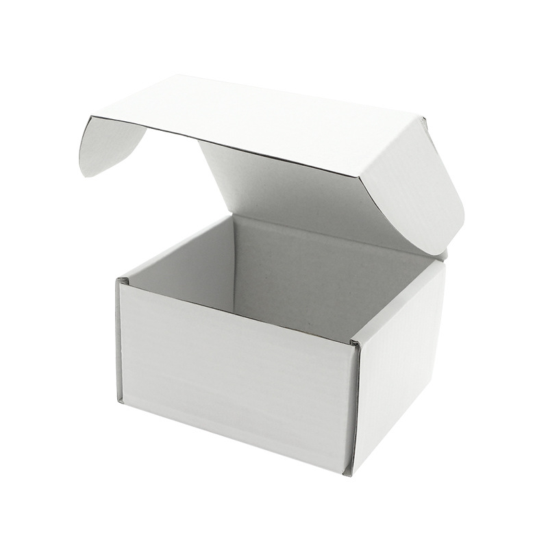 Cutie cadou albă din carton pliabil cu logo personalizat, ambalaj color pentru electronice și produse cosmetice