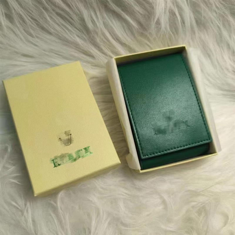 Cutie portabilă pentru ceasuri, verde, din piele de cerb, cu catifea