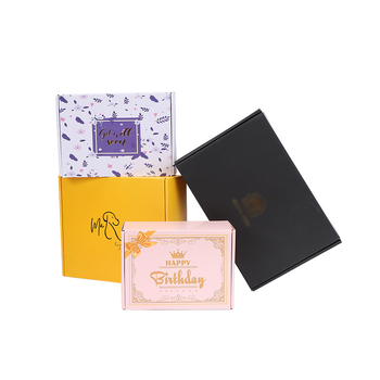 Cutie color personalizată pentru ambalare cu imprimare — cutie cadou din carton pentru produse cosmetice, cu ștampilare cu aur