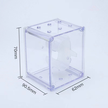 Cutii transparente din plastic pătrate pentru ceasuri electronice