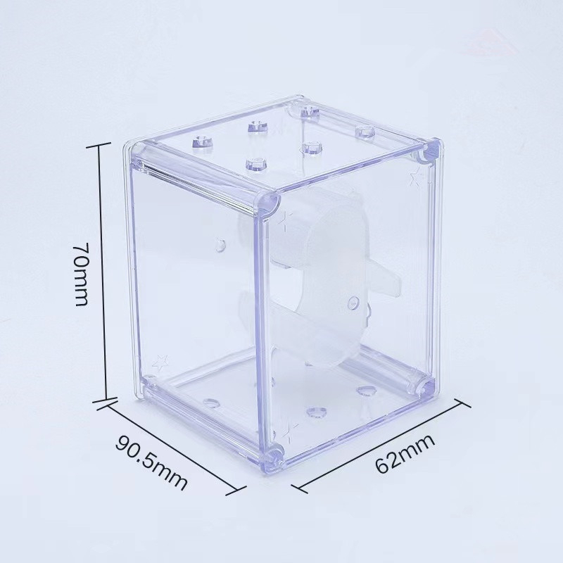 Cutii transparente din plastic pătrate pentru ceasuri electronice