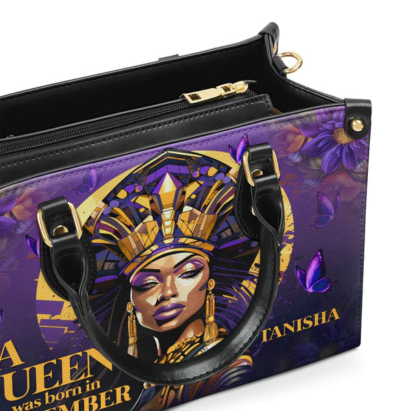 Ženska PU kožna torbica s motivom afričke djevojke, za ramena ili crossbody, prilagodljiv print