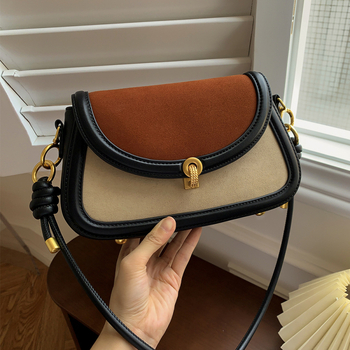 Ženska torba Morandi u bojama – proljeće-ljeto 2024 retro stil, mala kožna torba za rame i crossbody