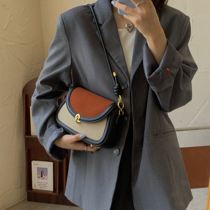 Ženska torba Morandi u bojama – proljeće-ljeto 2024 retro stil, mala kožna torba za rame i crossbody