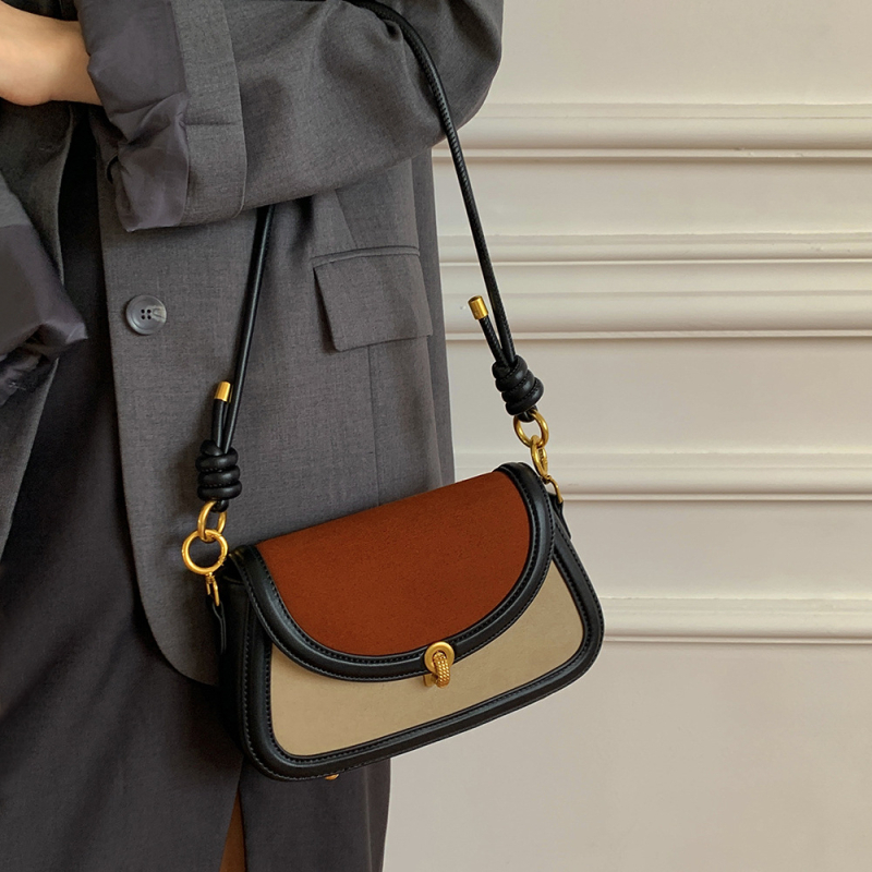 Ženska torba Morandi u bojama – proljeće-ljeto 2024 retro stil, mala kožna torba za rame i crossbody