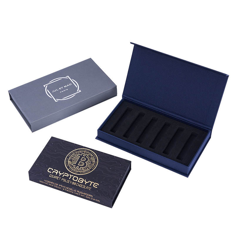 Cutie cadou personalizabilă pentru cosmetice – cutie în formă de carte cu sertar și capac magnetic