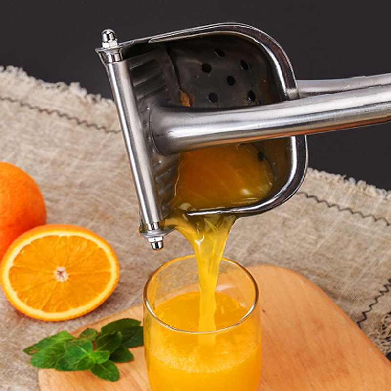 Storcător manual din oțel inoxidabil 304 pentru lămâie, pepene și trestie de zahăr – storcător de fructe multifuncțional
