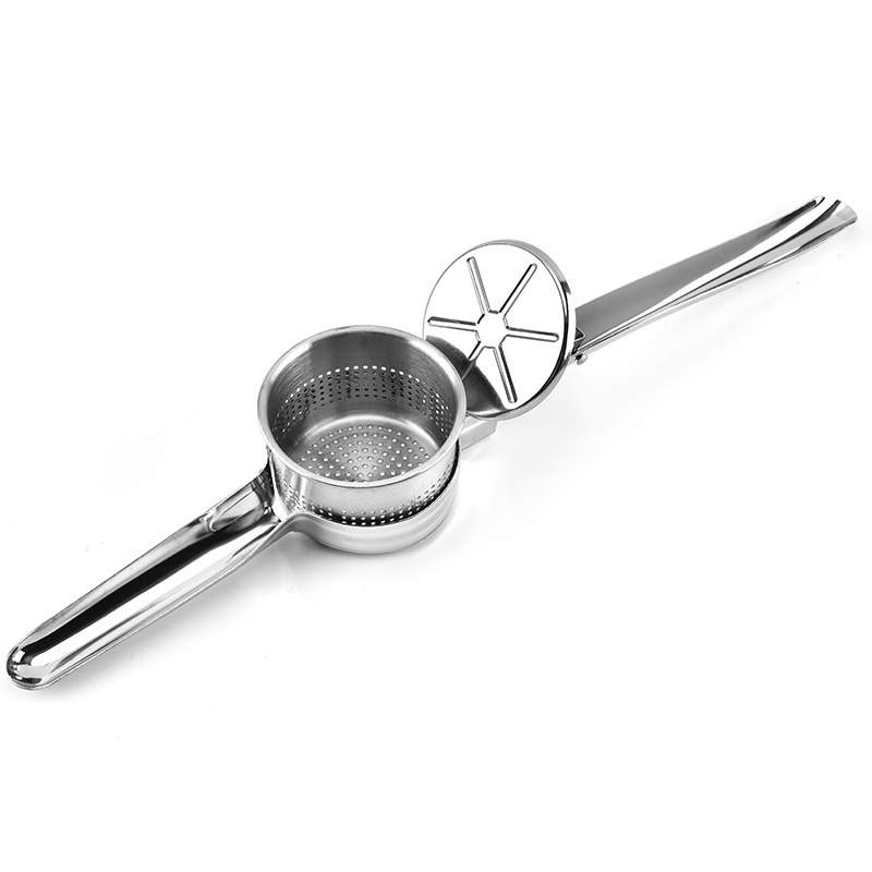 Presă manuală pentru cartofi din oțel inoxidabil pentru piure și stoarcerea sucurilor