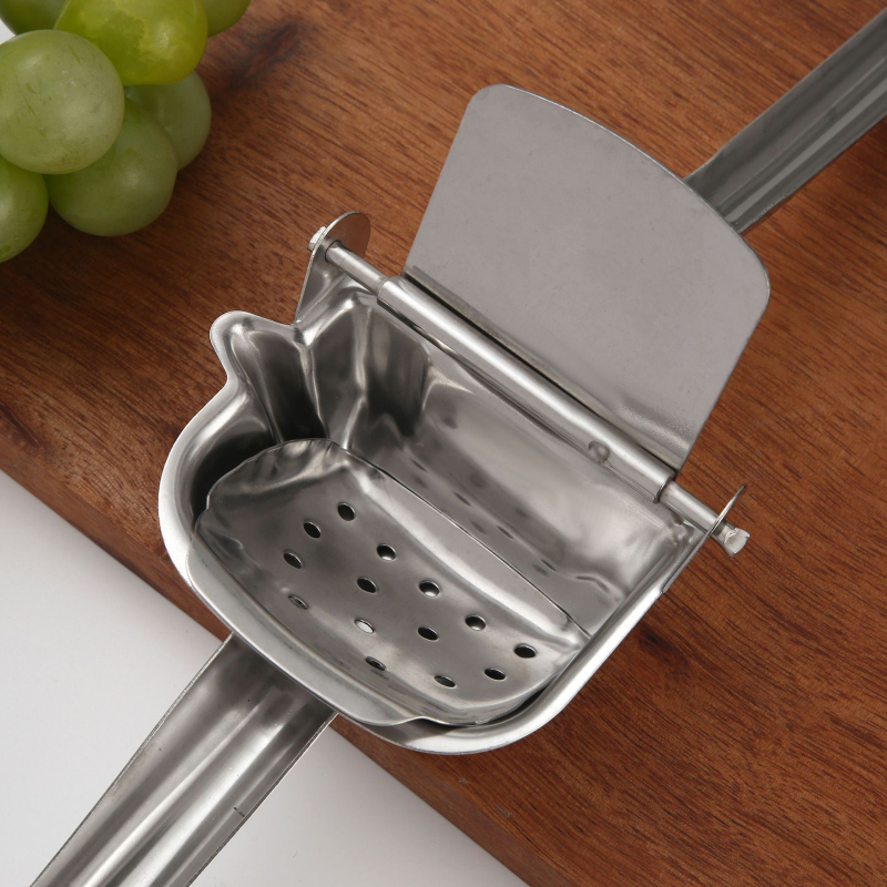 Stoarcere manuală din oțel inoxidabil — lămâie, portocală, rodie; uz casnic și comercial; manual, multifuncțional; imprimare logo disponibilă; Peace of Mind; oțel inoxidabil 304