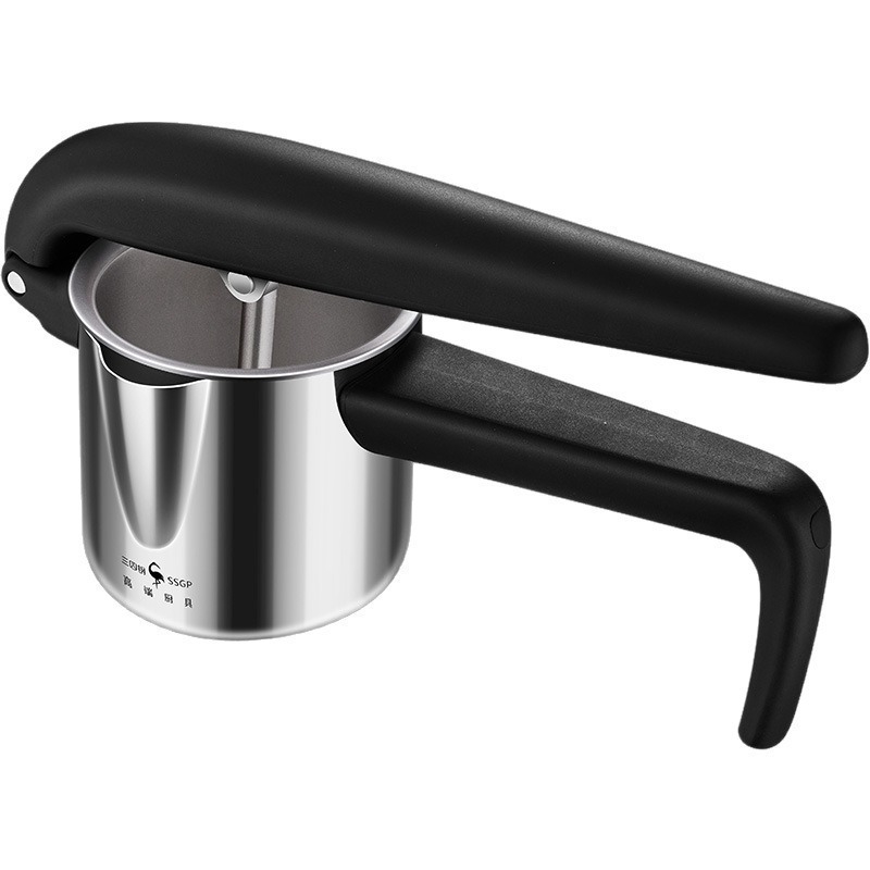 Storcător de suc manual din oțel inoxidabil, cu separator de pulpă, pentru citrice (lămâie, portocală)