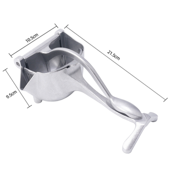 Presă manuală de fructe pentru uz casnic — compactă, pentru lămâi și rodie, cu separator de suc
