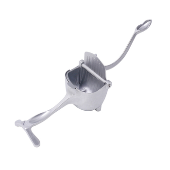 Presă manuală de fructe pentru uz casnic — compactă, pentru lămâi și rodie, cu separator de suc