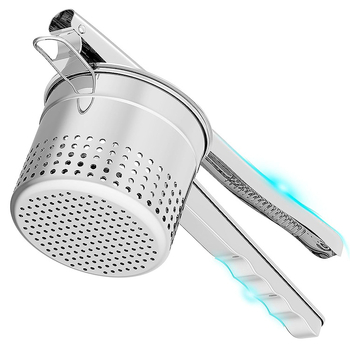 Storcător manual multifuncțional pentru uz casnic – compact din oțel inoxidabil, storcător de fructe și presă pentru cartofi