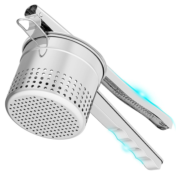 Storcător manual multifuncțional pentru uz casnic – compact din oțel inoxidabil, storcător de fructe și presă pentru cartofi
