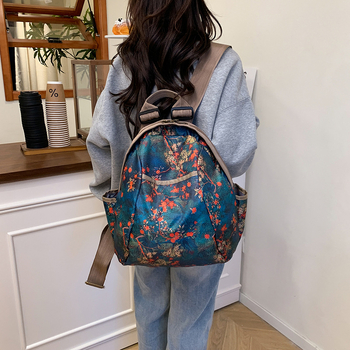 Ispisani ruksak za žene velike kapacitete — Harajuku stil, casual putni ruksak