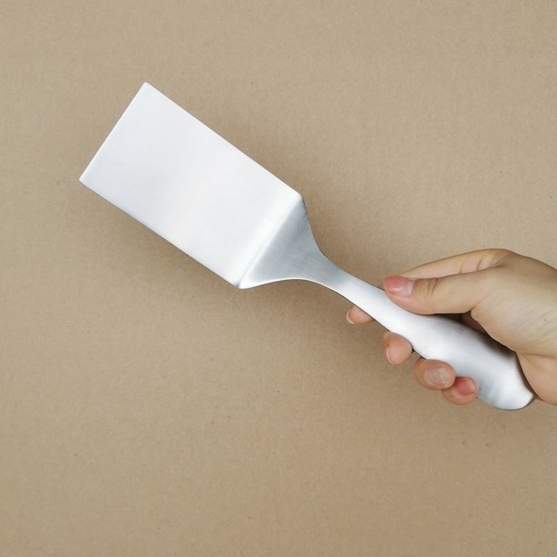 Spatula de gătit din oțel inoxidabil – multiutility pentru prăjire, plat, friptură, clătite, tiramisu și Teppanyaki