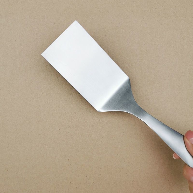 Spatula de gătit din oțel inoxidabil – multiutility pentru prăjire, plat, friptură, clătite, tiramisu și Teppanyaki