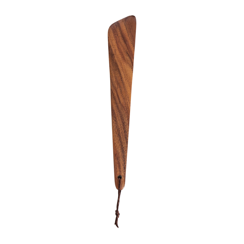 Spatulă de gătit din lemn, antiaderentă, pentru prăjit, rezistentă la temperaturi înalte, design triunghiular, pentru uz casnic