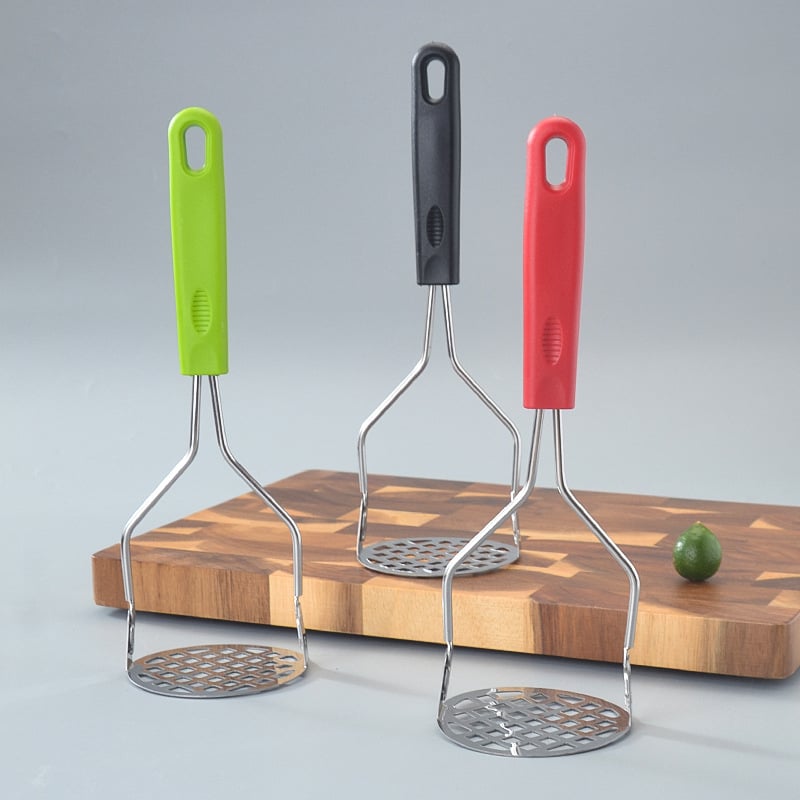 Zdrobitor de cartofi manual și storcător de fructe și legume, din oțel inoxidabil