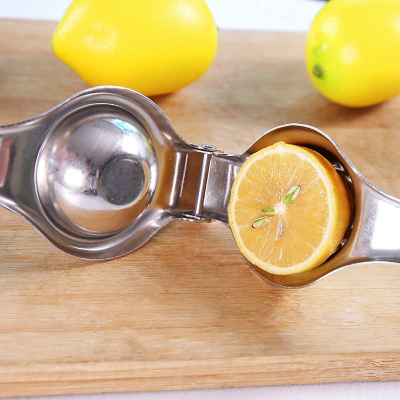 Presă manuală de fructe din oțel inoxidabil pentru lămâi și portocale, bucătărie