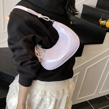 Premijerna ženska PU crossbody torba, korejskog stila, oblik dumpling, ljeto 2025