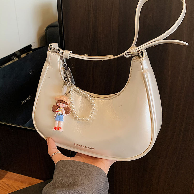 Premijerna ženska PU crossbody torba, korejskog stila, oblik dumpling, ljeto 2025