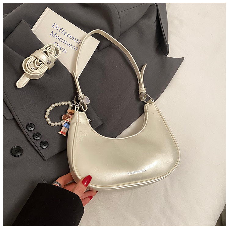 Premijerna ženska PU crossbody torba, korejskog stila, oblik dumpling, ljeto 2025