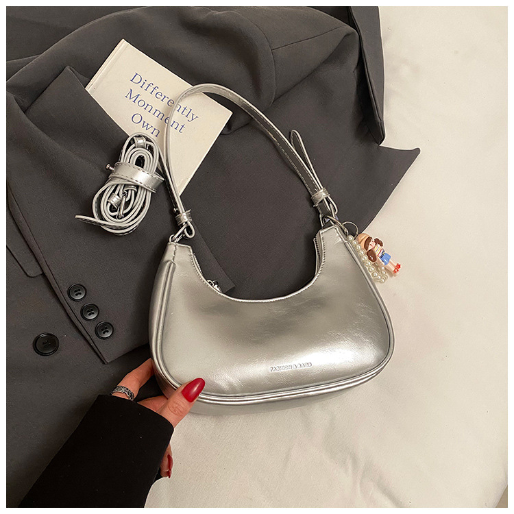 Premijerna ženska PU crossbody torba, korejskog stila, oblik dumpling, ljeto 2025
